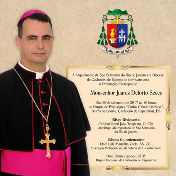 Ordenação Episcopal de Monsenhor Juarez Delorto Secco